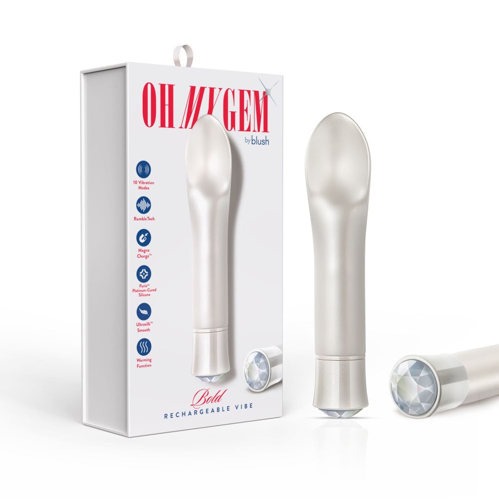 Blush Bold 6,5 Zoll wärmender Klitorisvibrator