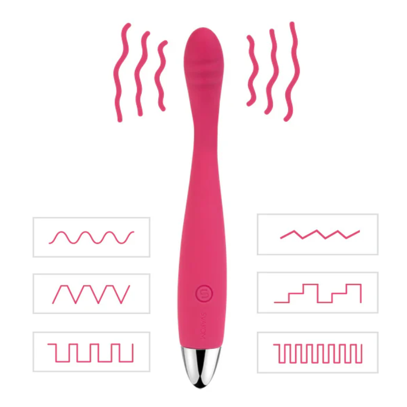SVAKOM Cici Flexibler, gerippter, schlanker G-Punkt-Vibrator