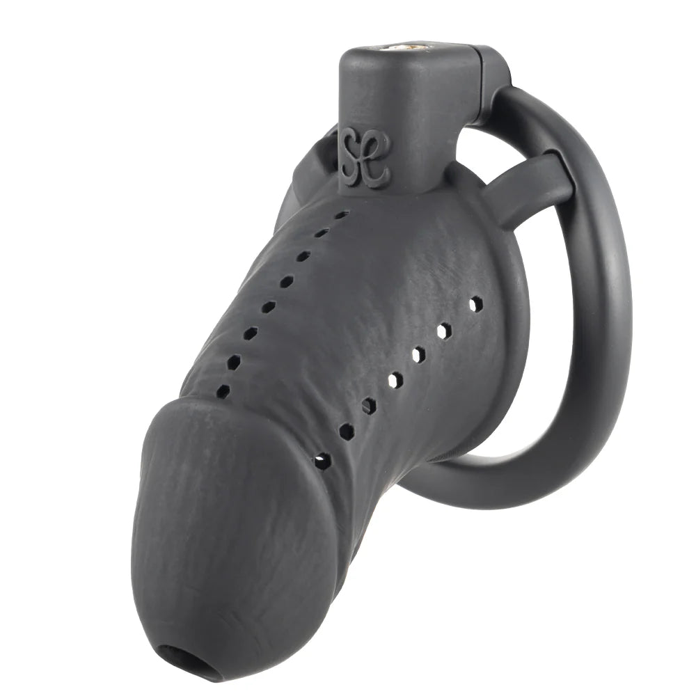 LOCKINK Sevanda Black Wiener 3D-gedruckter Keuschheitskäfig