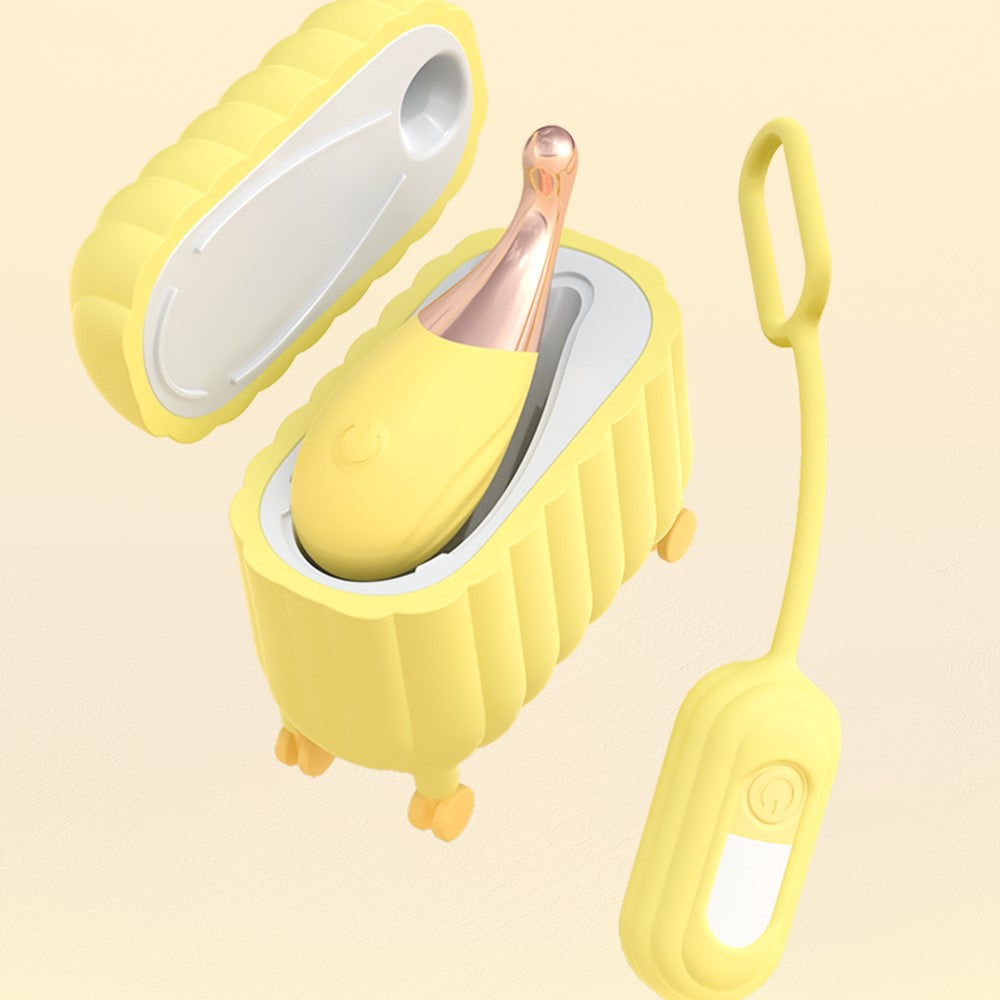 SHEYAY AirPod G点高潮笔和App控制的振动蛋套装