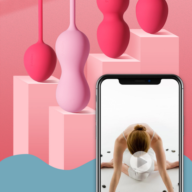 SVAKOM Nova Plus Kegel Ben Wa Kugel Set