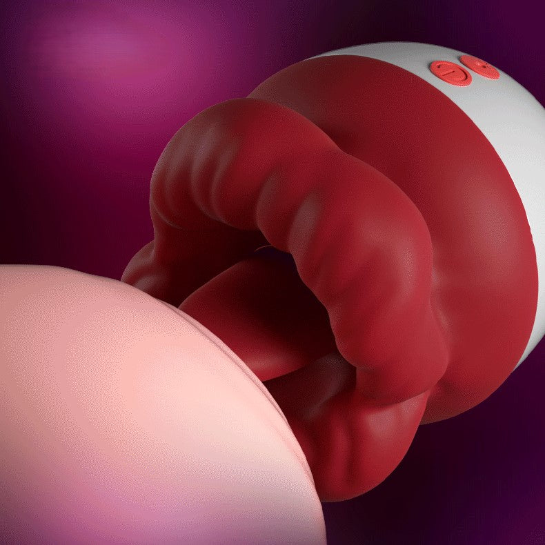AAV Red Lips Clit Sucking & Licking Mouth Vibrator