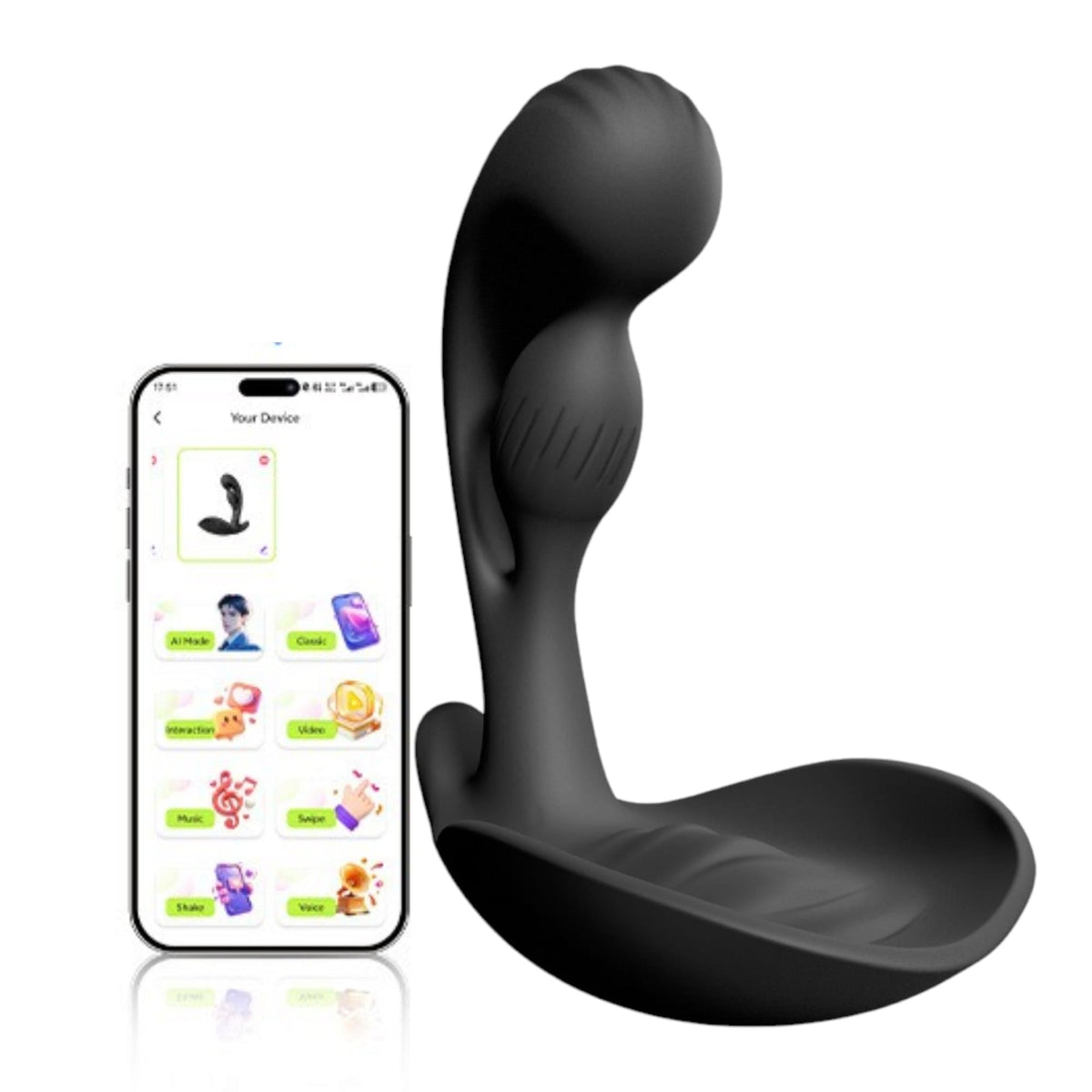 Beetle Wearable Vibrating Prostate Massager App-Controlled