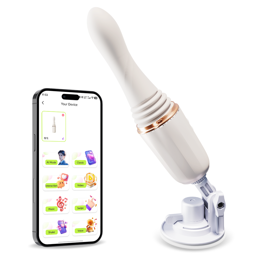 Confidant Thrusting & Heating Sex Machine with Suction Base App Controlled