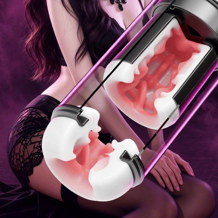 GALAKU Cyber Warrior Thrusting & Rotating Male Masturbator App-Controlled
