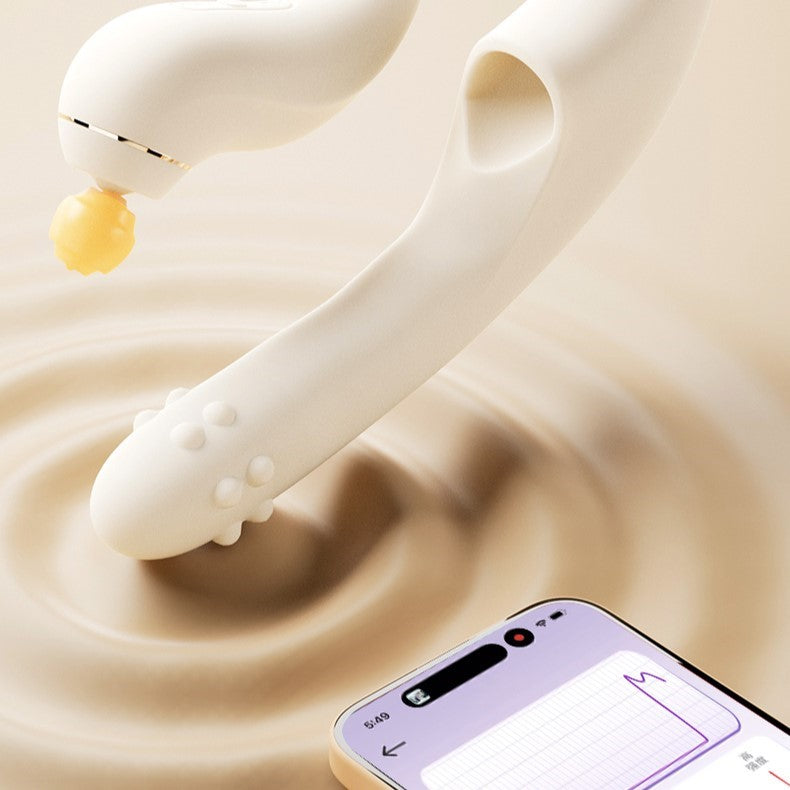 Fatima Plus Rotating & Thrusting Dual Rabbit Vibrator App Controlled