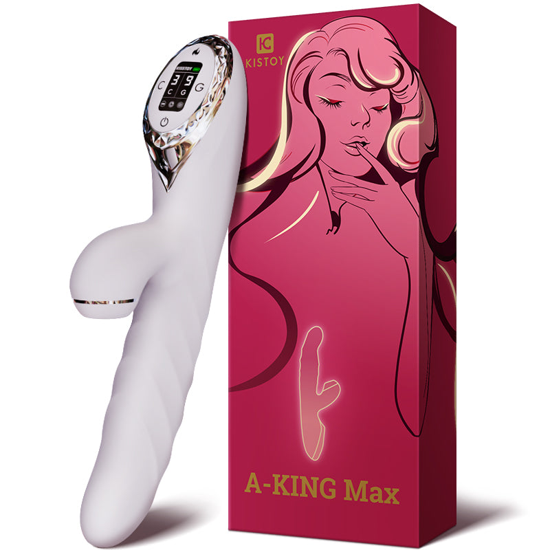 KISSTOY A-King Max Thrusting & Sucking Rabbit Vibrating Dildo