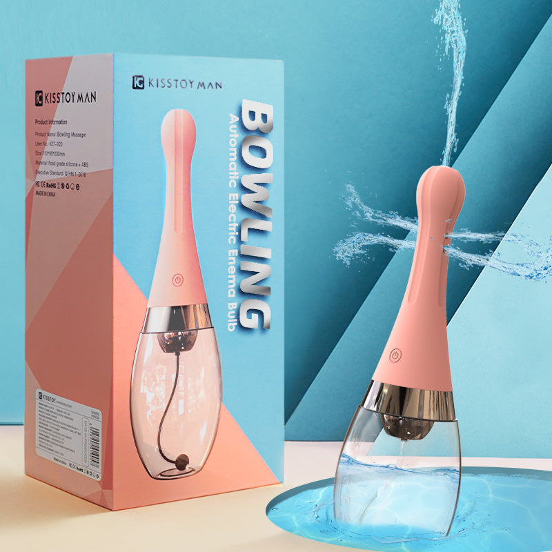 KISSTOY Blowing Automatic Electric Anal Enema Bulb