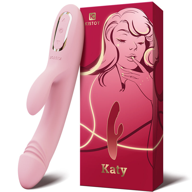 KISSTOY Katy Warming Rabbit Vibrating Dildo