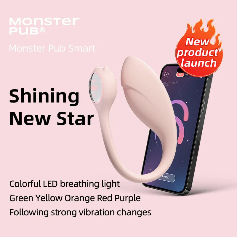 Monster Pub Smart Vibrating Egg App-Controlled - Mister Devil