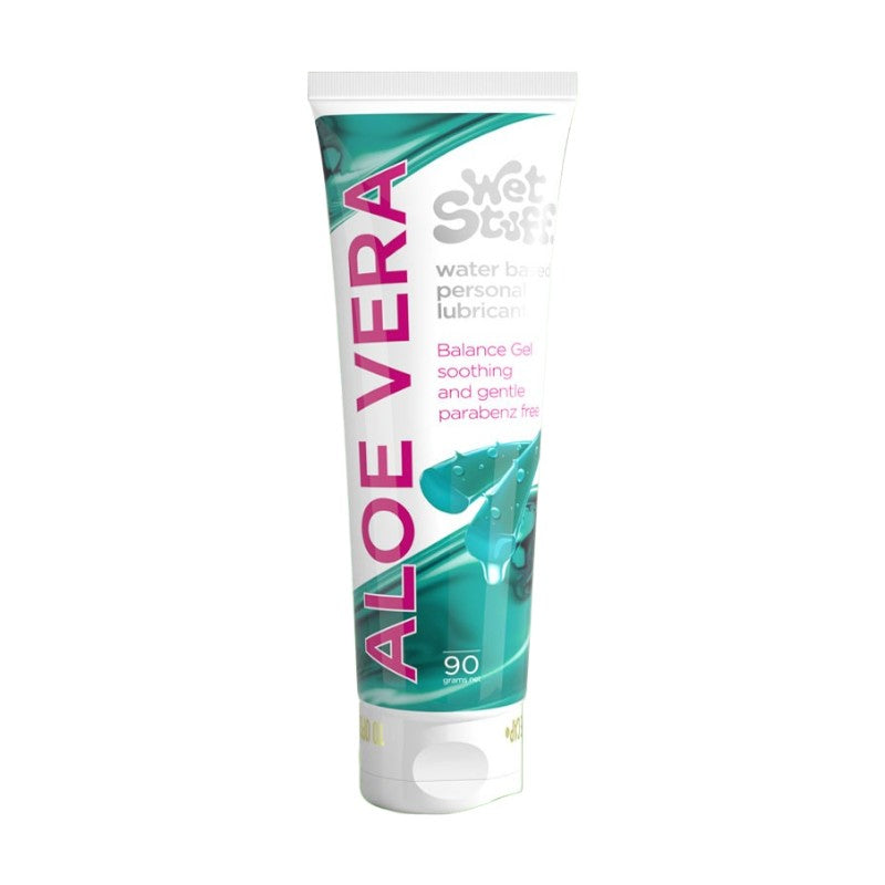 Wet Stuff Aloe Vera Intimgleitmittel auf Wasserbasis, ohne Abspülen, 90g