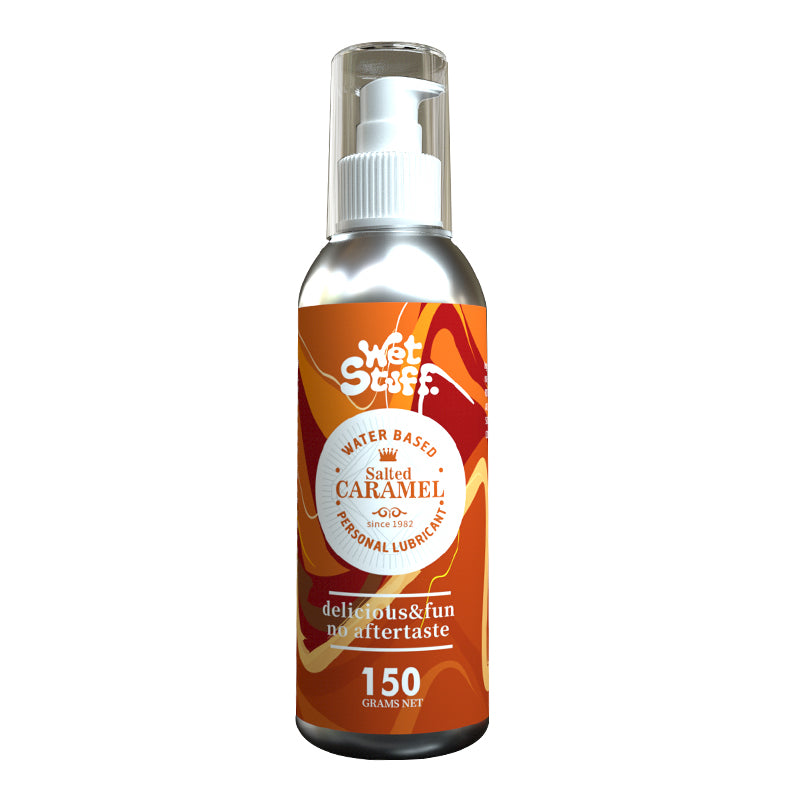 Wet Stuff Salted Caramel Essbares Gleitmittel auf Wasserbasis, 150 g