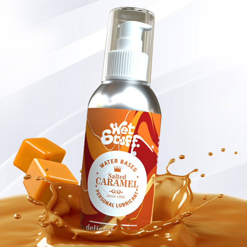 Wet Stuff Salted Caramel Essbares Gleitmittel auf Wasserbasis, 150 g