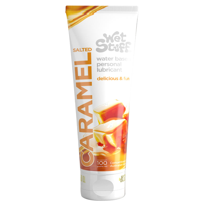 Wet Stuff Salted Caramel Essbares Gleitmittel auf Wasserbasis, 100 g