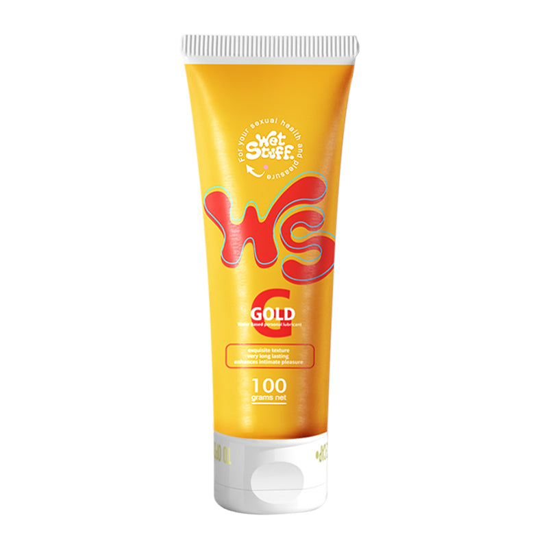 Wet Stuff Gold No-Rinse Water-Based Lubricant 100g