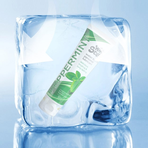 Wet Stuff Pfefferminz-Essbares Gleitmittel auf Wasserbasis, 100 g