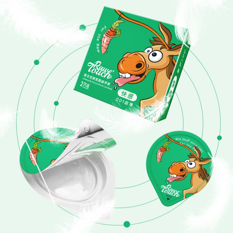 Wet Stuff Raw Touch 001 Ultra-Thin Condom 2 pcs