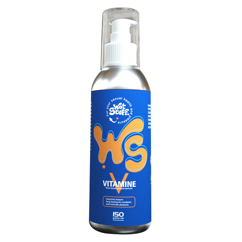Wet Stuff Vitamin E Gleitmittel auf Wasserbasis ohne Abspülen, 150 g