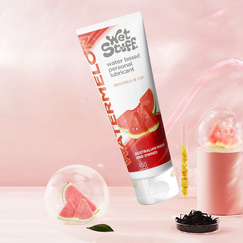 Wet Stuff Watermelon – essbares Gleitmittel auf Wasserbasis, 100 g