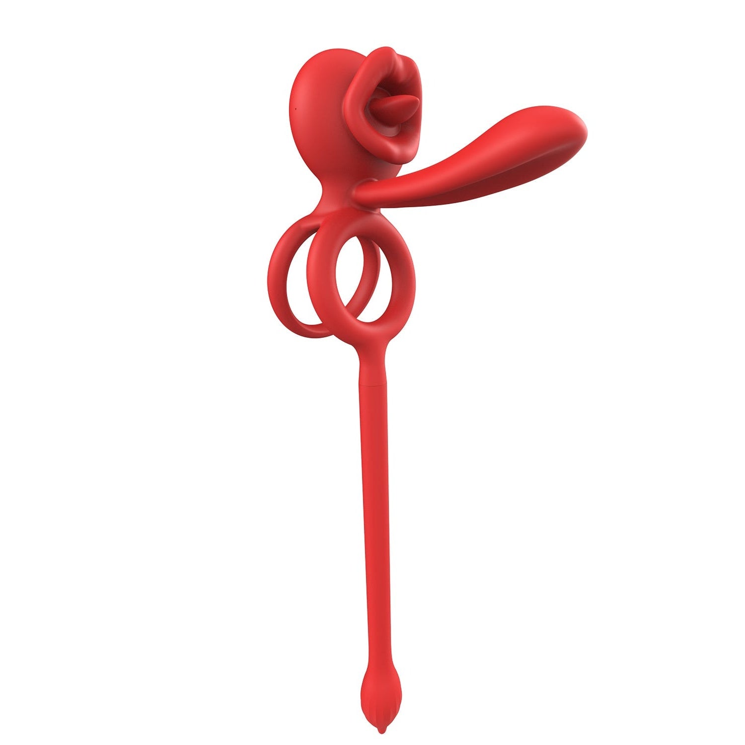 Dragon Tongue 3-in-1 Leck- und Vibrations-Penisring App-gesteuert