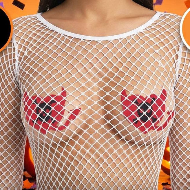 Halloween Skeleton Disposable Nipple Covers