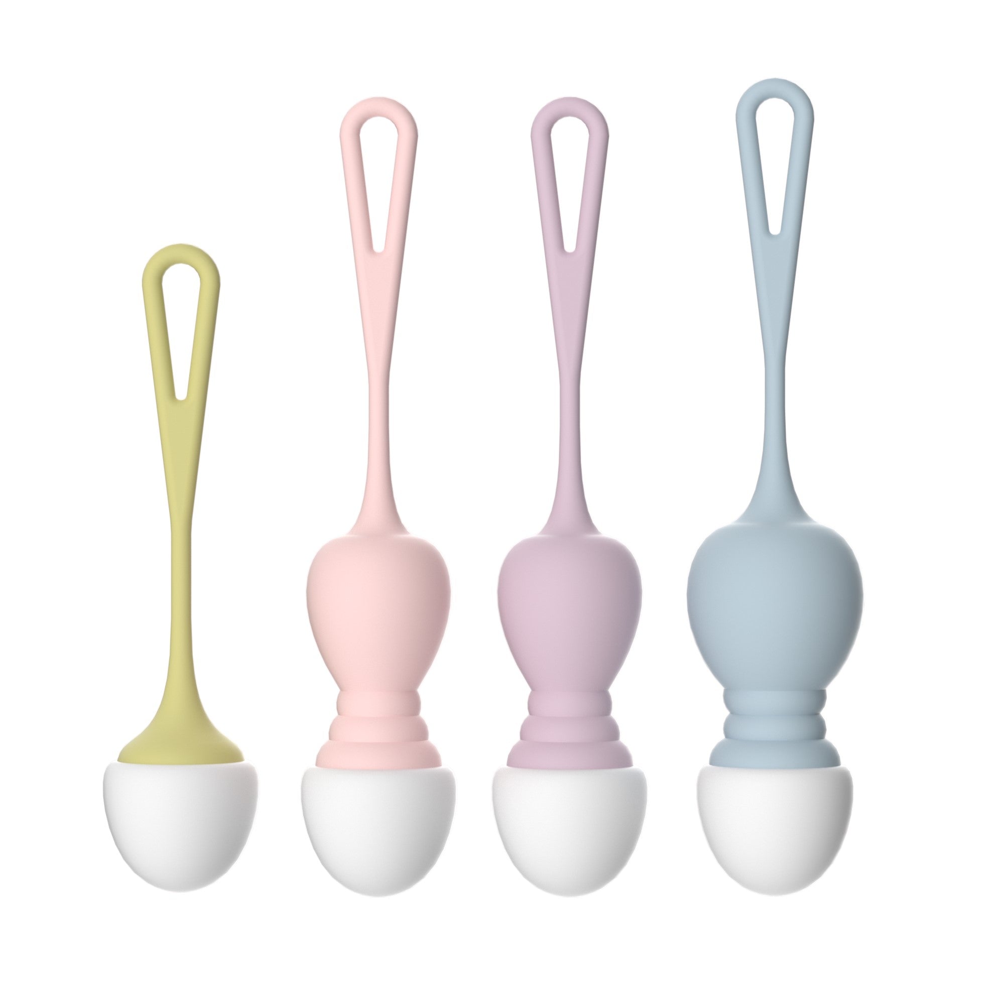 SIIHO Wearable Vibrating Kegel Balls 4 Piece Set Remote Controlled