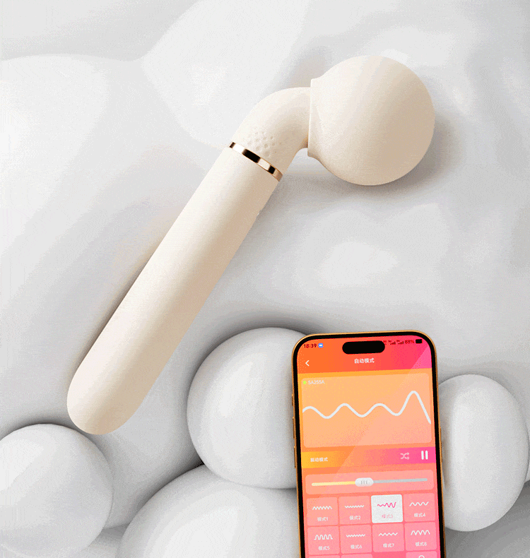 SVAKOM 推力加热 G 点 AV 棒振动器，应用程序控制